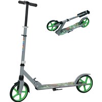 AIYAPLAY Trottinette enfants 6 à 12 ans, trottinette pliable à 2 roues, hauteur réglage, pour filles et garçons, scooter vert
