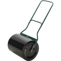 Outsunny φ50cm Steel Garden Lawn Roller Push Pull w/ Fillable Cylinder Water Sand Plug Lawn Flatten Seed Sow Rolling Drum w/ Handle | Aosom Ireland