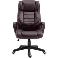 Read more about Vinsetto High Back Massage Office Chair W/ 6-point Vibration- Ergonomic Office Chair- Ergonomic Desk Chair W/ Adjustable Height- Brown Aosom Uk