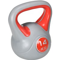 SPORTNOW Kettlebell, 14kg Kettle Bells with Handle for Home Gym Weight Lifting and Strength Training, Red and Grey | Aosom Ireland