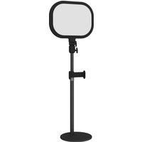 Selfie Light Video Conference Lighting Dimmable Desk Lamp Stand Phone Holder 5 Modes & 10 Brightness Levels Memory Function Home Office Recording Video Calls