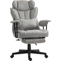Executive Office Chair Ergonomic Desk Chair Foot Rest Lumbar Support Reclining Function Wide Seat