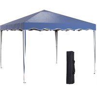 Waterproof 3x3m Pop Up Gazebo Quick Setup Outdoor Party Tent Waterproof Carry Bag Aosom UK
