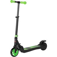 HOMCOM Trottinette électrique enfants 6 ans + pliable scooter électrique vitesse 8 km/h 71x36,5x75-80cm, aluminium, acier, vert