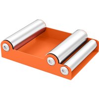 HOMCOM Stand rouleau pour nettoyage des pneus de moto et graissage de la chaîne, largeur de pneu < 180mm, motos < 220kg, orange