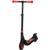 HOMCOM Folding Electric Scooter Adult E Scooter, 120W, with Rear Wheel Brake, 8km/h Maximum Speed, for Ages 6+ Years Old, Red Aosom UK