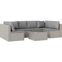 Seven Piece Modular Rattan Set