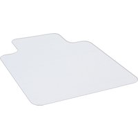 HOMCOM Tapis chaise de bureau 90 x 120 cm antidérapant, tapis de sol bureau résistant aux rayures, transparent