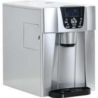 Ice Maker Machine Water Dispenser Counter Top Ice Cube Maker Home w 3L Tank Adjustable Cube 12kg 24 Hrs No Plumbing Required