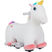 Aosom Enjoy 14% Discount on AIYAPLAY 6V Unicorn Electric RideOn for Toddlers
