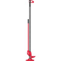 HOMCOM Cric farm jack tout-terrain ATV 4x4, cric pour voiture véhicule charge max. 3000 kg, hauteur de levage 11-135 cm, rouge