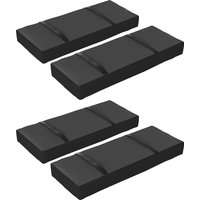 Parasol Weights Set 4 Parasol Base Weights Bags Fillable Sandbag Weights Handles Cantilever Umbrella Base Weights