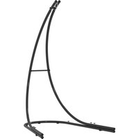 Hammock Chair Stand Only Hanging Chair Stand Extra Large Base Indoor Outdoor Capacity Aosom UK