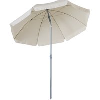 Adjustable Beach Parasol Elegant Shade Outdoor Relaxation 2.2M Aosom UK
