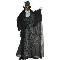 189cm Life Outdoor Halloween Decorations Ghost Bridegroom Animated Prop Animatronic Decor Sound Motion Activated Light Up Eyes Howling Sound