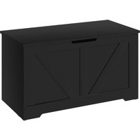 Home Storage Box Safety Hinges Wood Effect