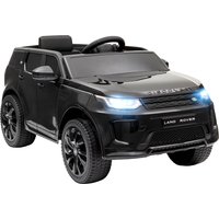 AIYAPLAY Voiture électrique pour enfants Land Rover Discovery Sport, 12V avec télécommande, lumières LED, pour 3-6 ans, noir