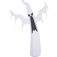 HOMCOM 6FT 1.8m LED Halloween Inflatable Decoration Floating Ghost Scary Party Outdoors Yard Lawn Aosom UK