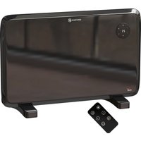 HOMCOM 1200W Freestand/On-Wall Electric Convector Heater with 5-35℃ Adjustable Thermostat, Overheat protection, Black Aosom UK