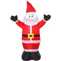 HOMCOM Inflatable 1.2m Santa Claus Aosom UK