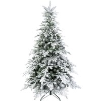 Aosom Get 25% Off HOMCOM 5ft PreLit Snow Flocked Christmas Tree with LED