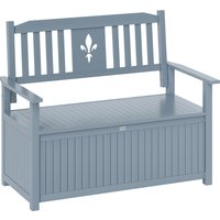 Two Seater Wooden Storage Bench