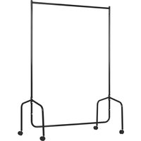 HOMCOM Penderie Acier Noir Charge Max 140 Kg 120Lx60lx170H cm Aosom France