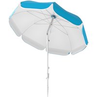 Beach Umbrella Portable Sand Anchor Carry Bag Adjustable Height & Tilt UPF50+ UV Protection