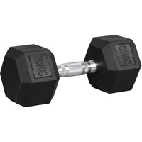 HOMCOM Haltère courte poids 20 Kg - entraînement musculaire & haltérophilie - acier caoutchouc noir