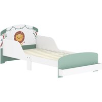 Bed Storage Guardrails Lion Design Ages 3 8 Years Fits 140 x 70cm Mattress