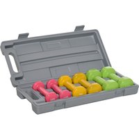 HOMCOM 6KG Dumbbell Set Fitness Weight Set for Men and Women Home Gym, Workout, Up Body Training