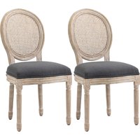 Aosom Ireland Dining Chairs for Kitchen Table Small Wooden Modern Dining Chairs Compact Ergonomic Durable | Aosom Ireland