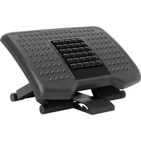 HOMCOM Three-Level, Multi-Angle Massage Footrest - Black | Aosom Ireland