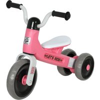 AIYAPLAY Triciclo per bambini senza pedali, da 1 a 3 anni, fino a 20 kg, 69 x 40 x 49 cm, Rosa Aosom Italy