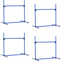 PawHut Agility Set Dog 4-piece Agility Equipment for Dog Training Stick Hurdle Set with 4 adjustable height Hurdles Carrying Bag Coordination Training Agility Set for Games Training | Aosom Ireland