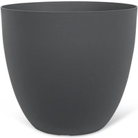 Pot de fleurs - GARDEN ID - Phoenix Anthracite - 48 x 42 cm - 100% Recyclé et Recyclable - Résistant au Gel et UV - Pour Extérieur