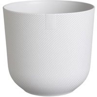ELHO Pot de fleur Jazz Rond - Blanc - Ø 26 x H 24 cm - Intérieur - 100% recyclé