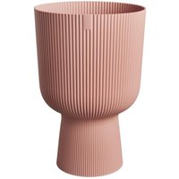 ELHO Pot de fleur Vibes Fold Coupe - Rose - Ø 29.5 x H 45 cm - Intérieur - 100% recyclé