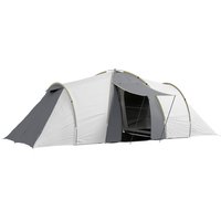 4 6 Person Tunnel Tent Two Bedrooms 2000mm Waterproof UV50+ Protection Ideal Outdoor Activities Carry Bag Included