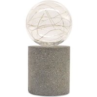 Lampe de table solaire - GARDEN ID Nordic Light - Ø10 h19 cm - Autonomie 6 a 8h - Bouton on/off - Pile AAA rechargeable