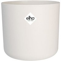 ELHO Pot de fleurs rond B.FOR Soft - Plastique - Ø24,7 x H 23,3 cm - Blanc