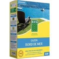 Gazon - BHS - Gazon Bord de Mer 1kg 40m² Résistant vent, sécheresse, salinité Beau gazon d'été, esthétique et robuste.
