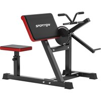 SPORTNOW 2-in-1 Bizeps- und Trizepsmaschine, Prediger-Curl-Bank mit verstellbarem Sitz und Ellbogenauflage, Bizeps-Curl- und Trizeps-Extensionsgerät für Fitnessstudio und Zuhause Aosom