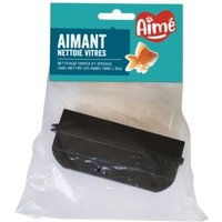 Aimant aquarium Nettoie vitres - AIMÉ - 10cm