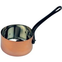 Casserole cuivre - BAUMALU - 12 cm - Cuivre massif - Intérieur étamé - Manche en fonte