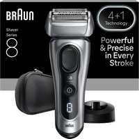 Rasoir électrique BRAUN Series 8 - Noir - Autonomie 60 minutes - Charge rapide 5 minutes
