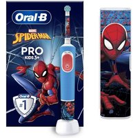 Brosse a dents électrique - ORAL-B - Kids 1 manche Marvel Spider-Man - 1 brossette - 1 étui de voyage - 3 ans et +