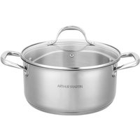 AM2513 Arthur Martin Marmite 28 cm avec couvercle – Acier Inoxydable – Tous feux dont induction