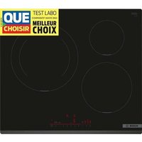Table induction BOSCH - 3 foyers - L59 x P52 cm - PIJ631HB1E