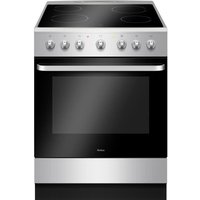 AMICA ACV6003S Cuisiniere Vitroceramique 60X60 Cm Silver